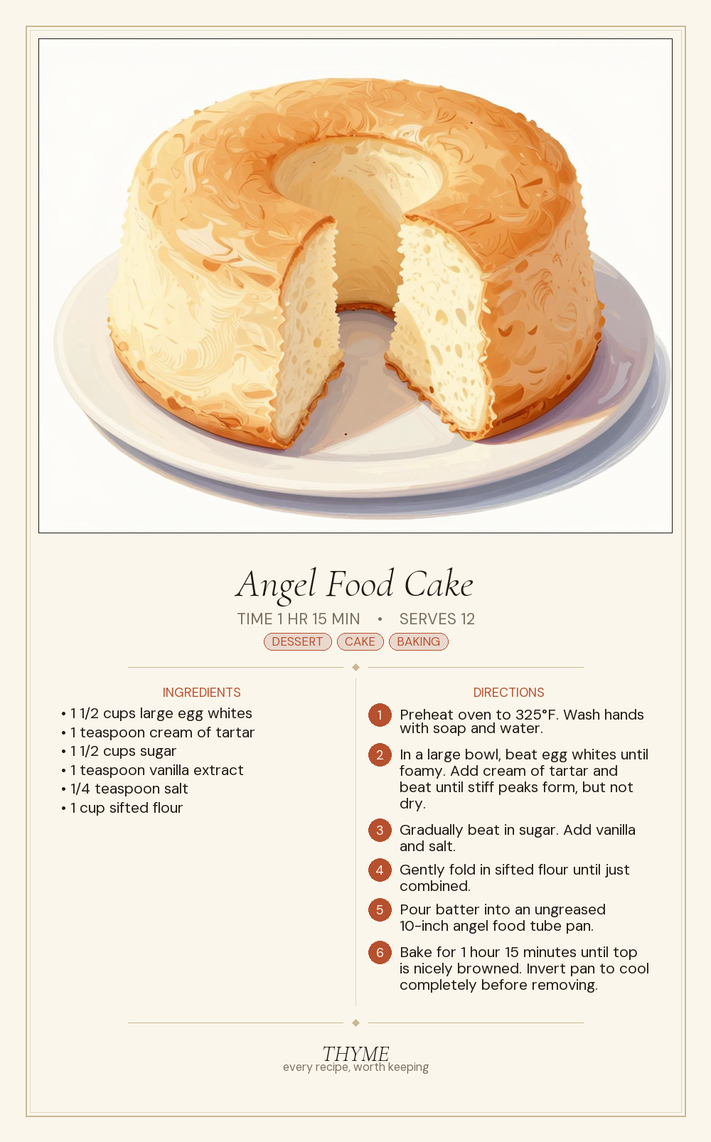 Angel Food Cake