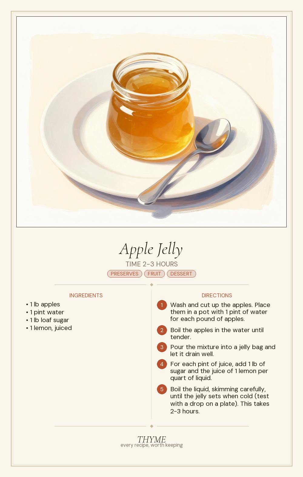 Apple Jelly