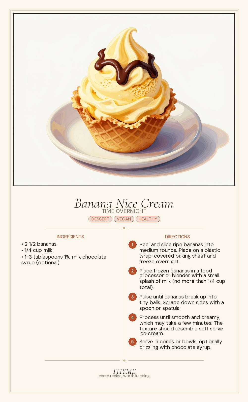 Banana Nice Cream