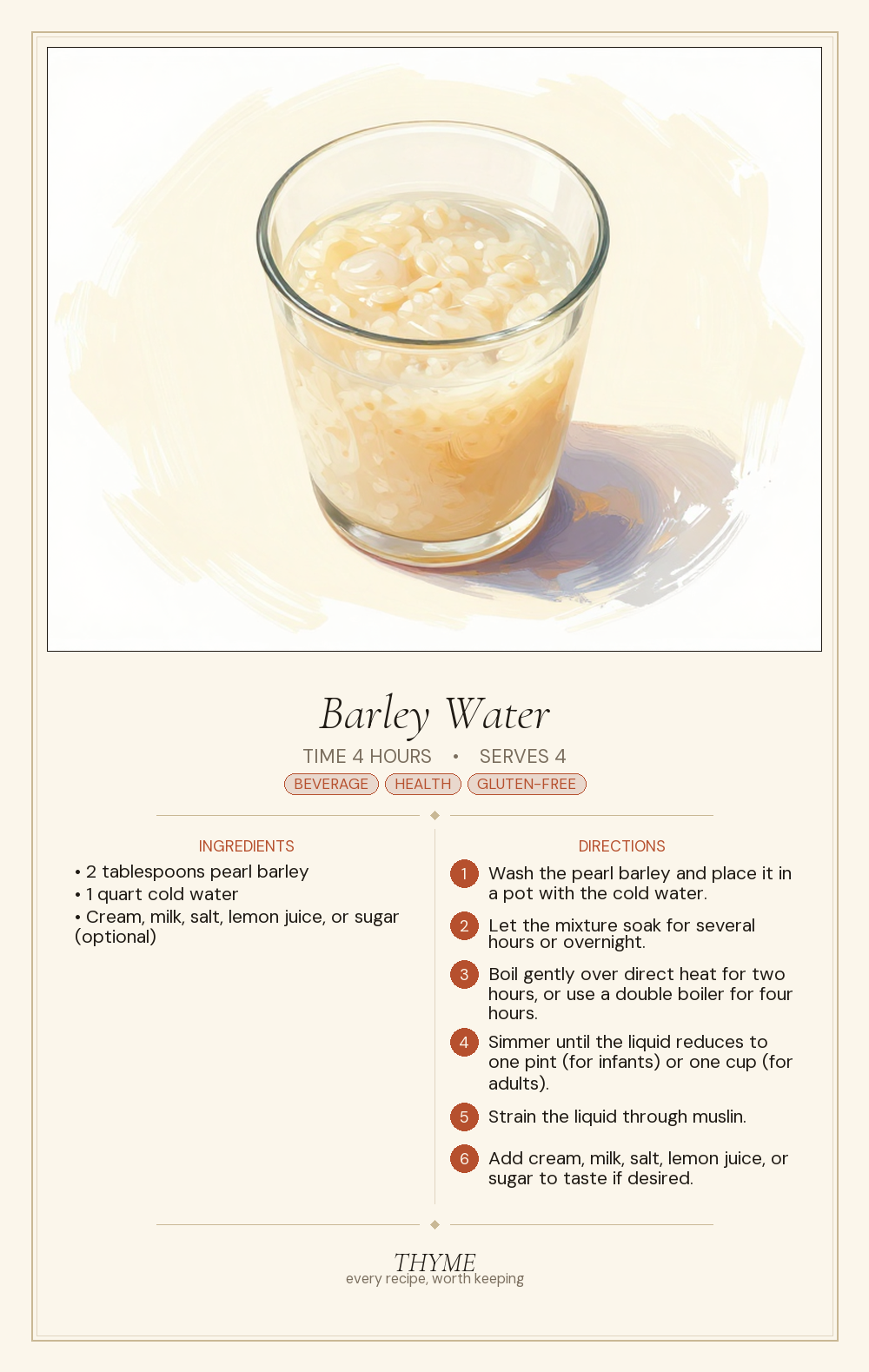 Barley Water