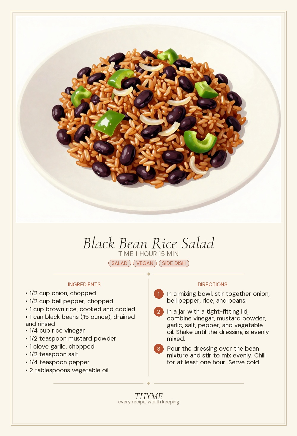 Black Bean Rice Salad