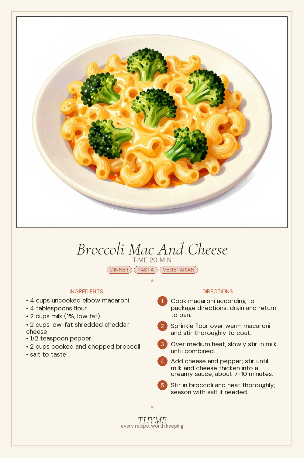 Broccoli Mac And Cheese