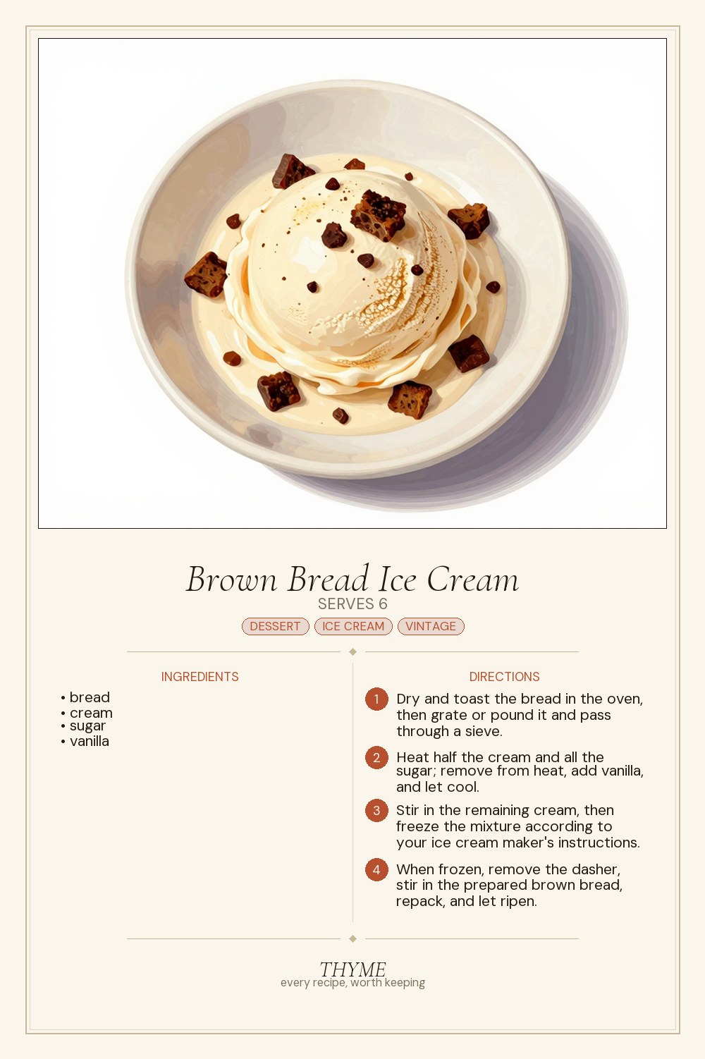 Brown Bread Ice Cream