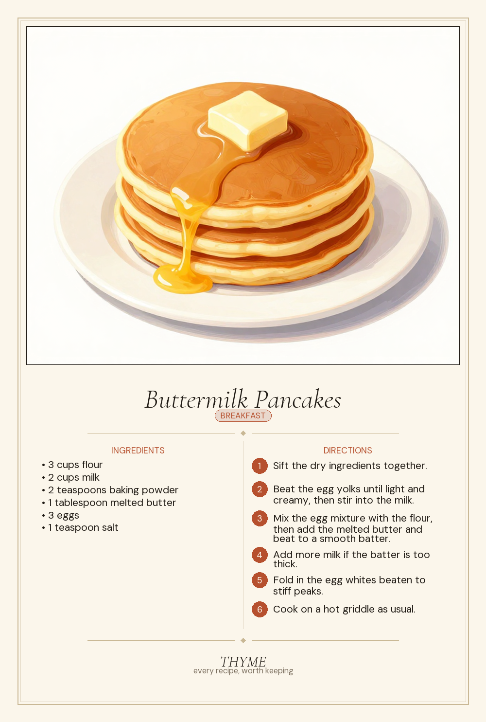 Buttermilk Pancakes