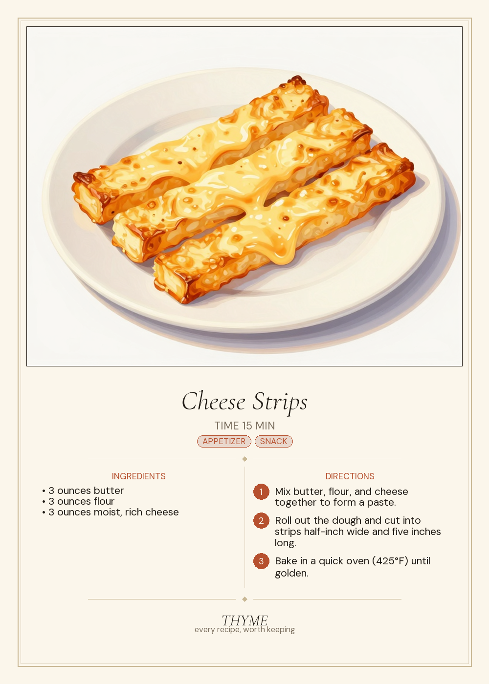 Cheese Strips