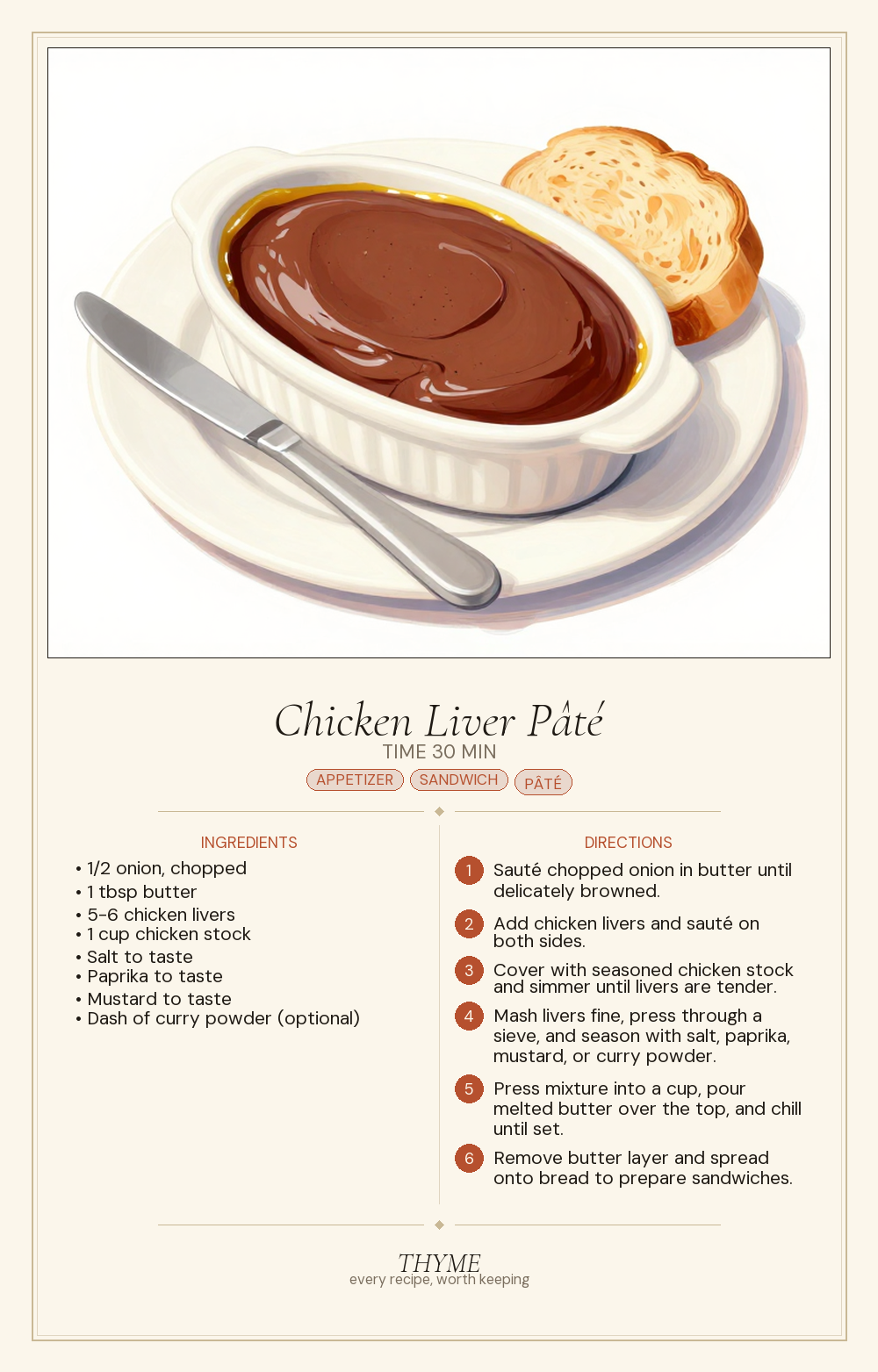 Chicken Liver Pâté