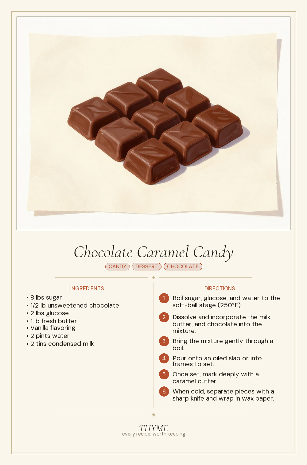 Chocolate Caramel Candy