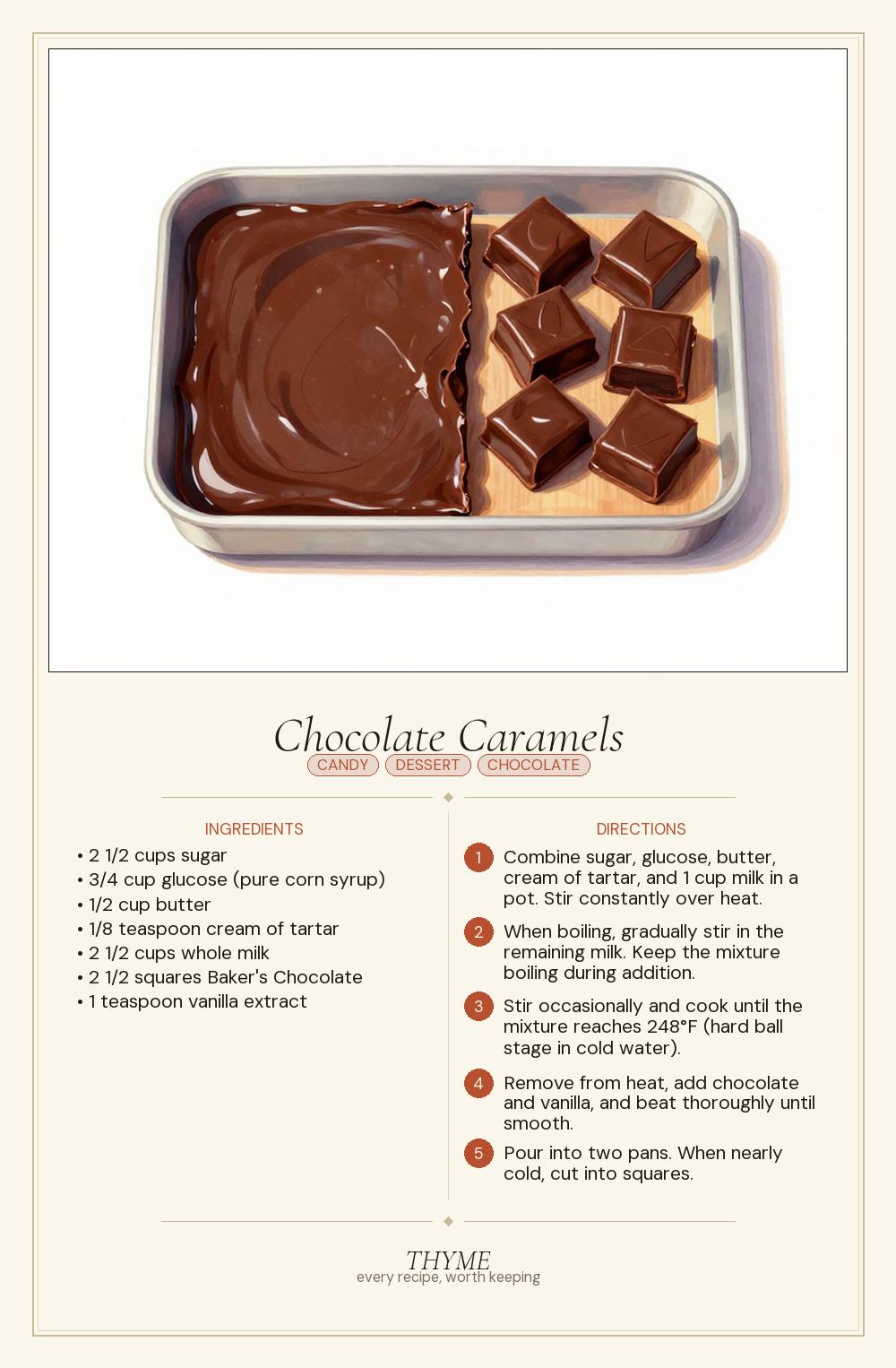 Chocolate Caramels