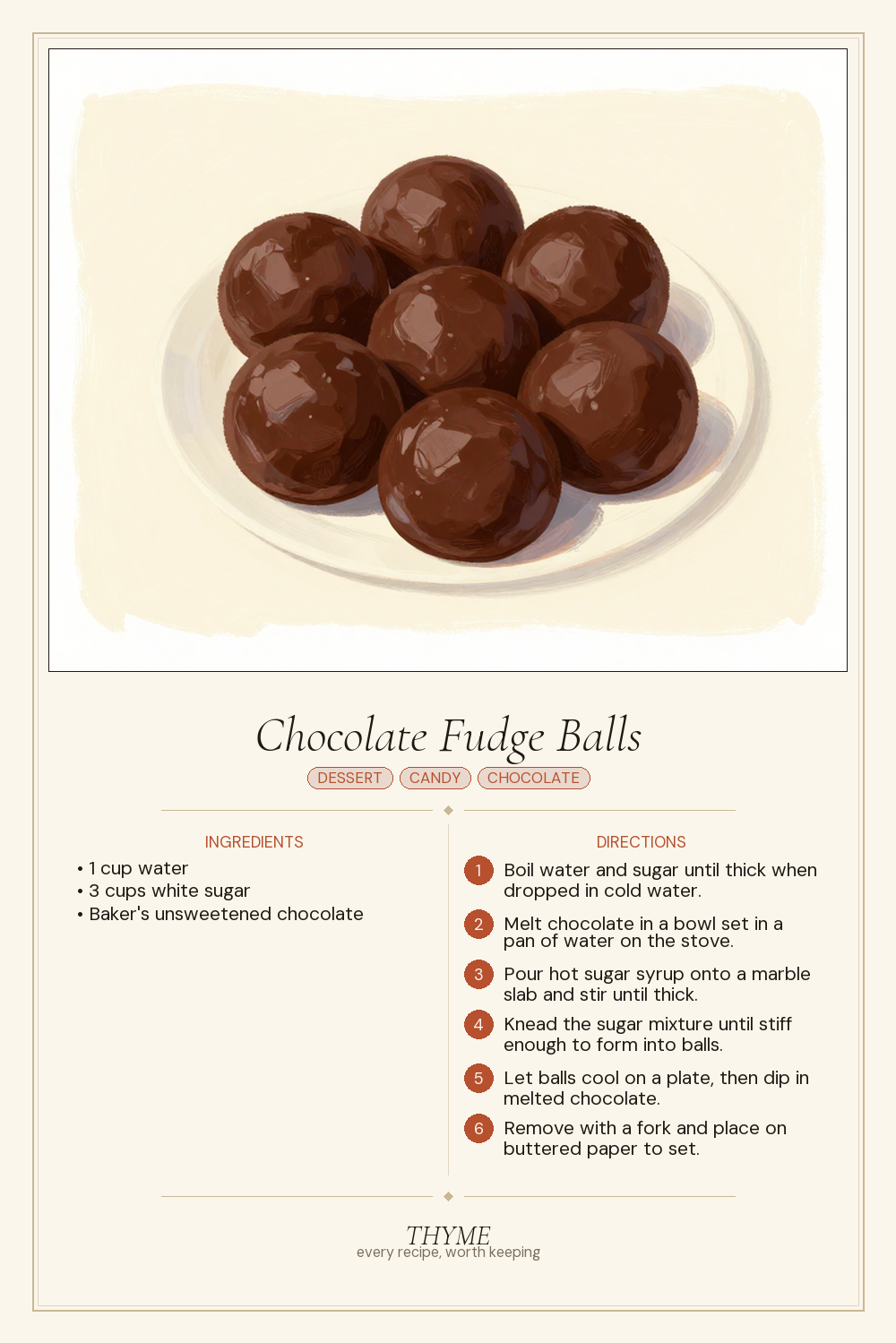 Chocolate Fudge Balls