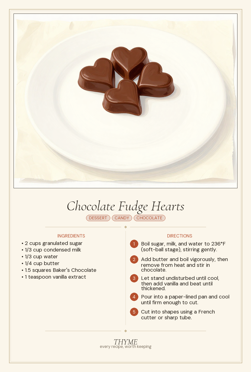 Chocolate Fudge Hearts