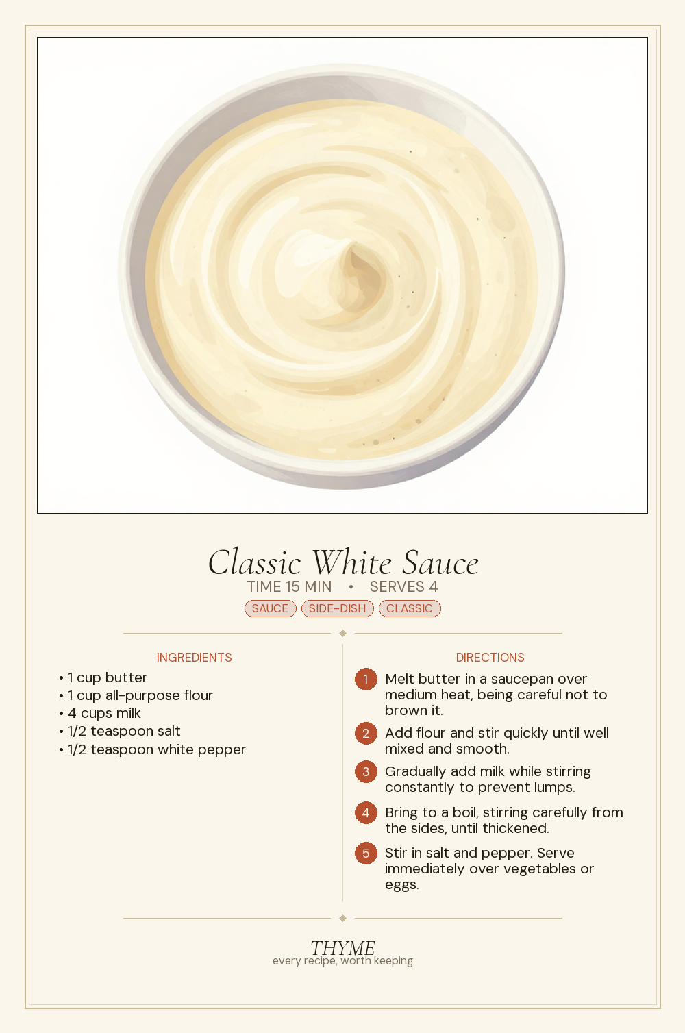 Classic White Sauce