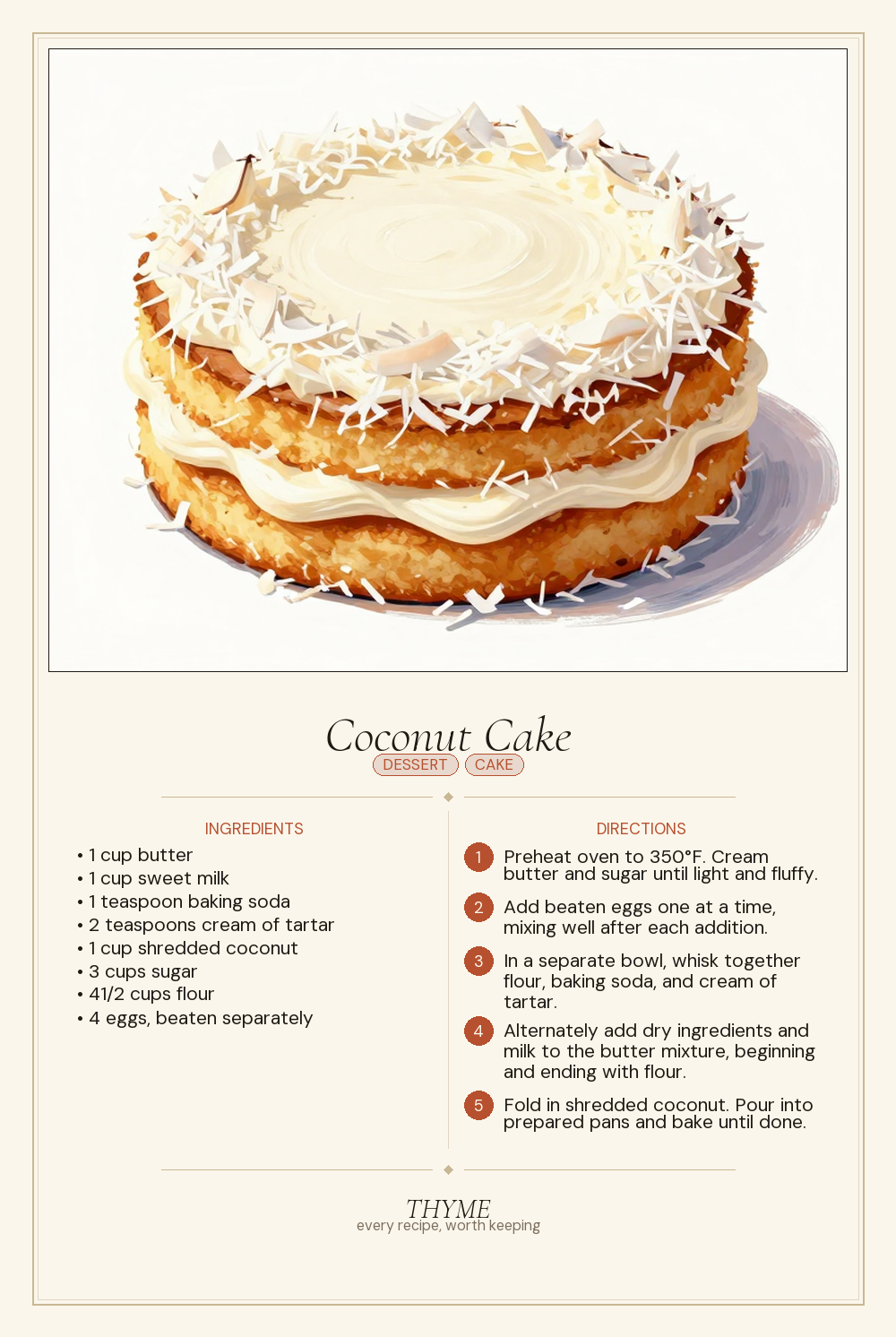 Coconut Cake