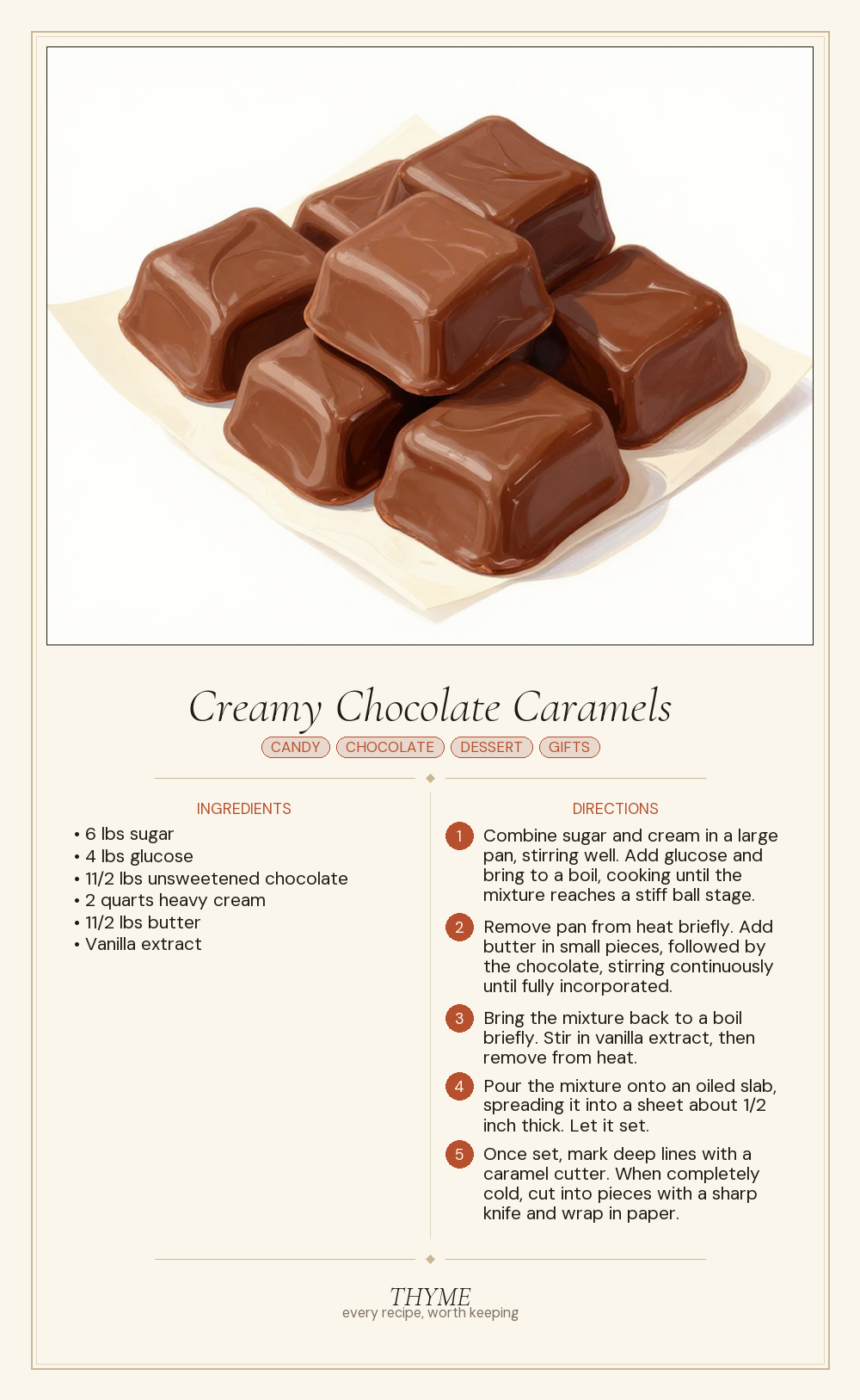 Creamy Chocolate Caramels