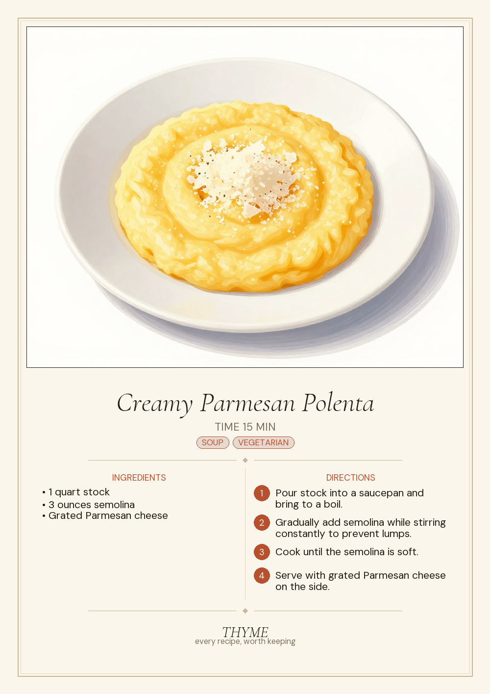 Creamy Parmesan Polenta