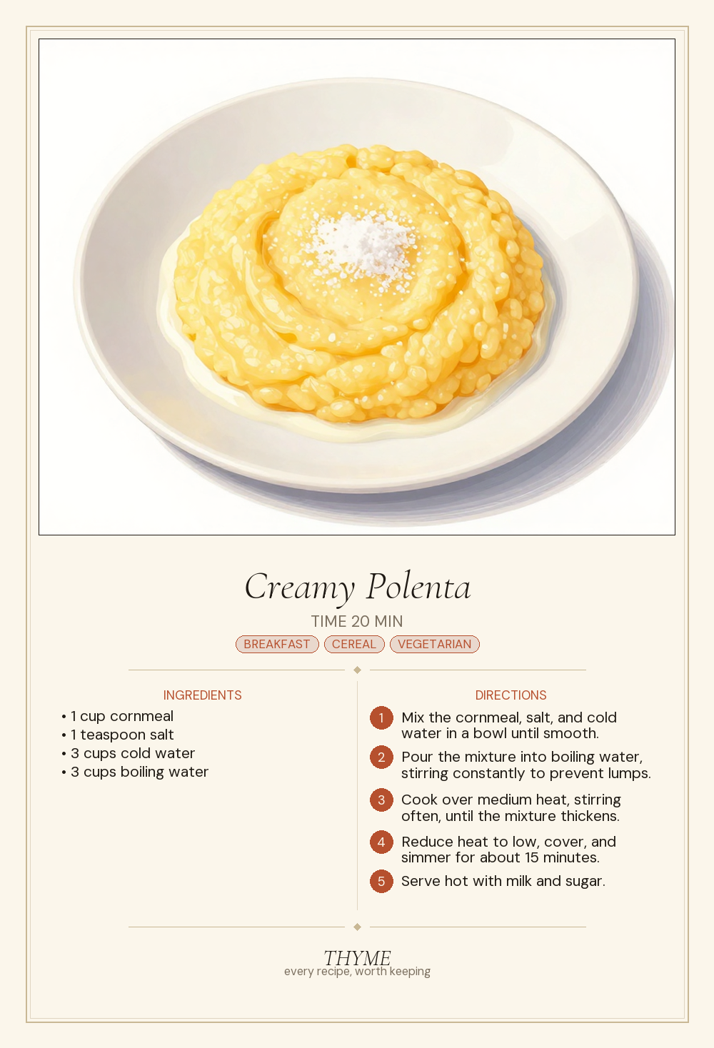 Creamy Polenta