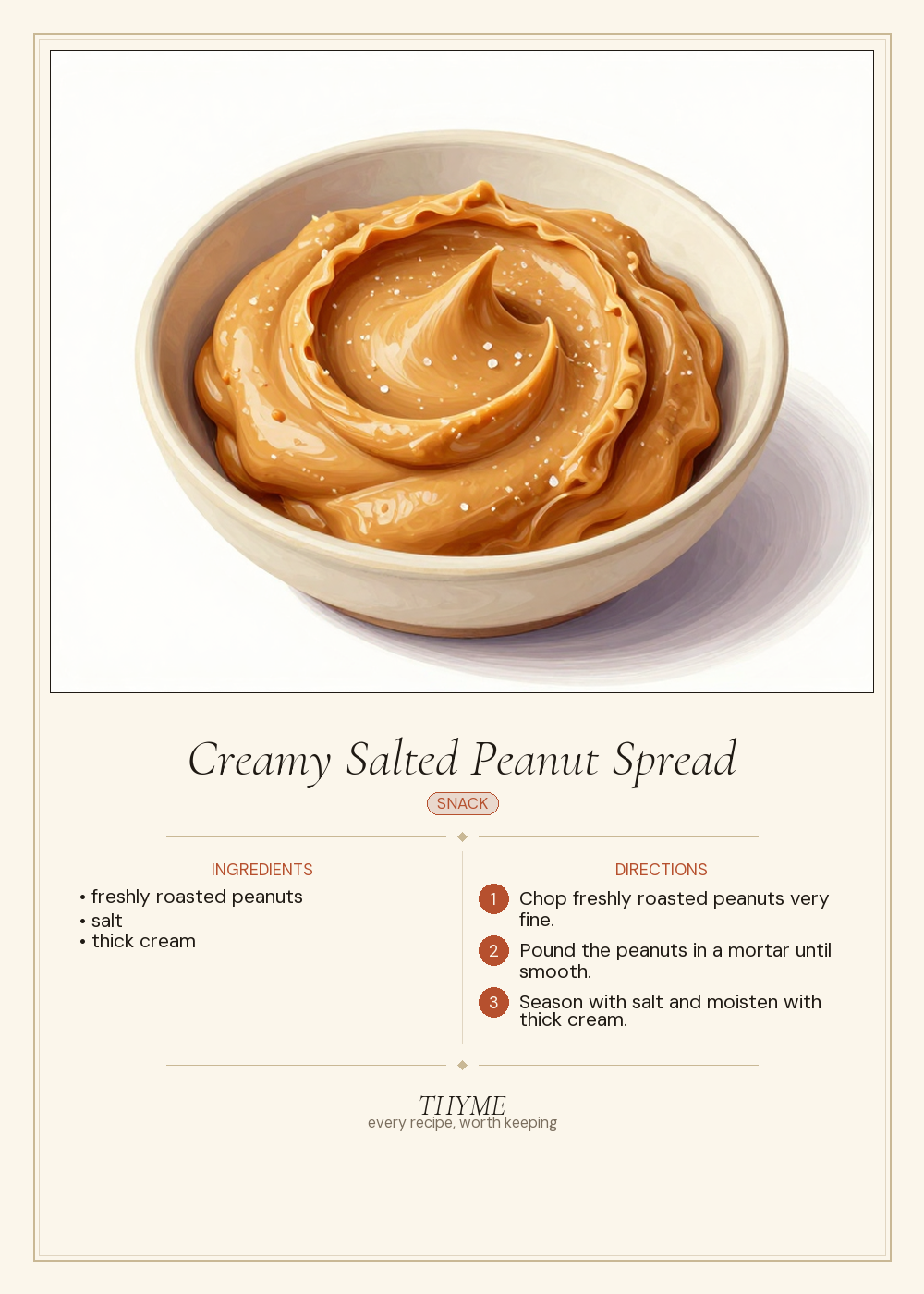 Creamy Salted Peanut Spread