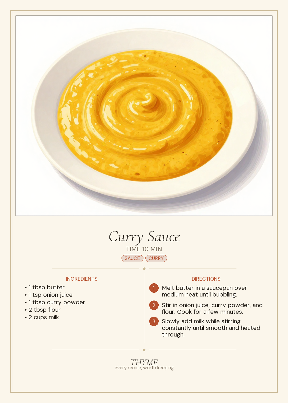 Curry Sauce