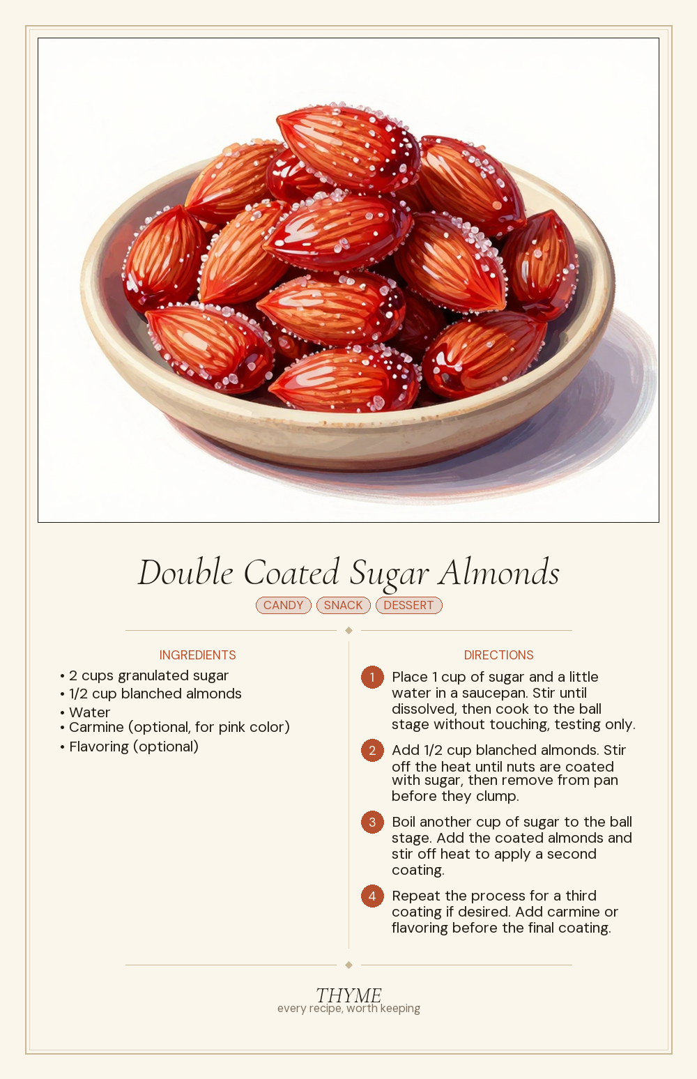 Double Coated Sugar Almonds