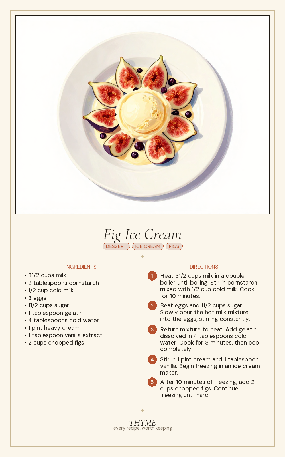 Fig Ice Cream