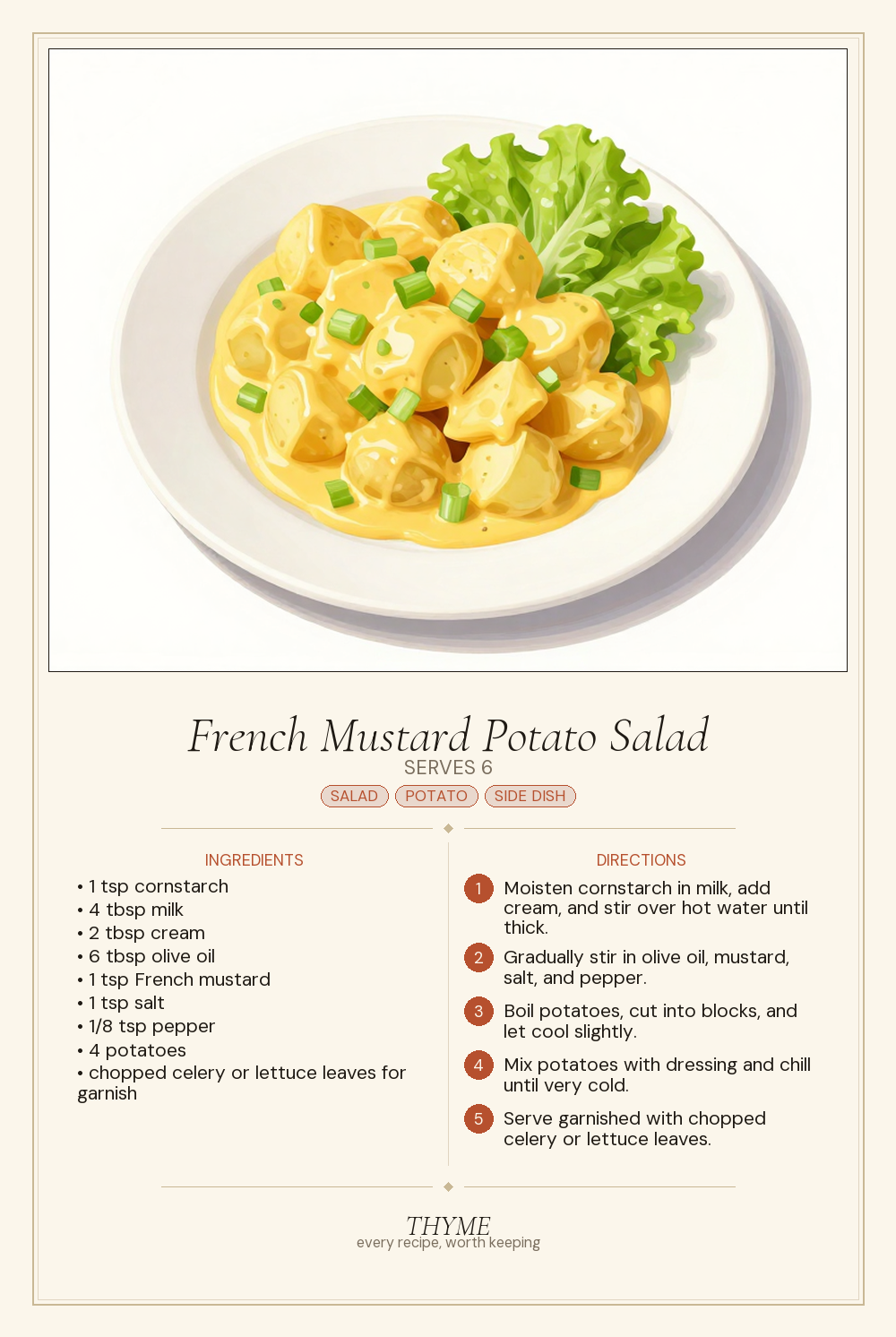 French Mustard Potato Salad