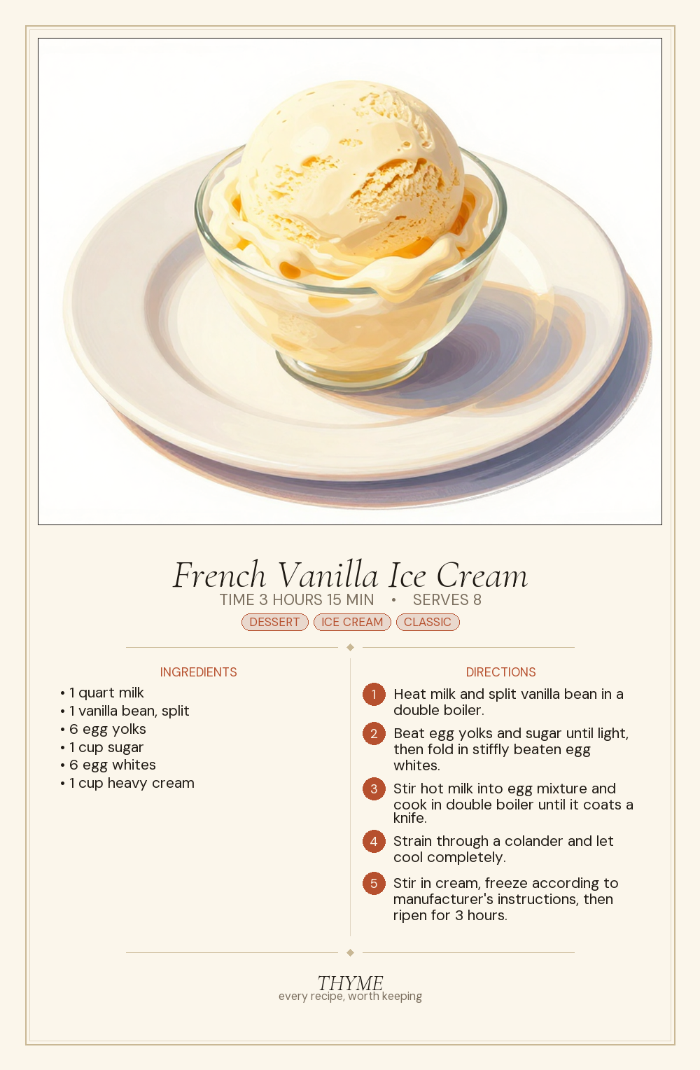 French Vanilla Ice Cream