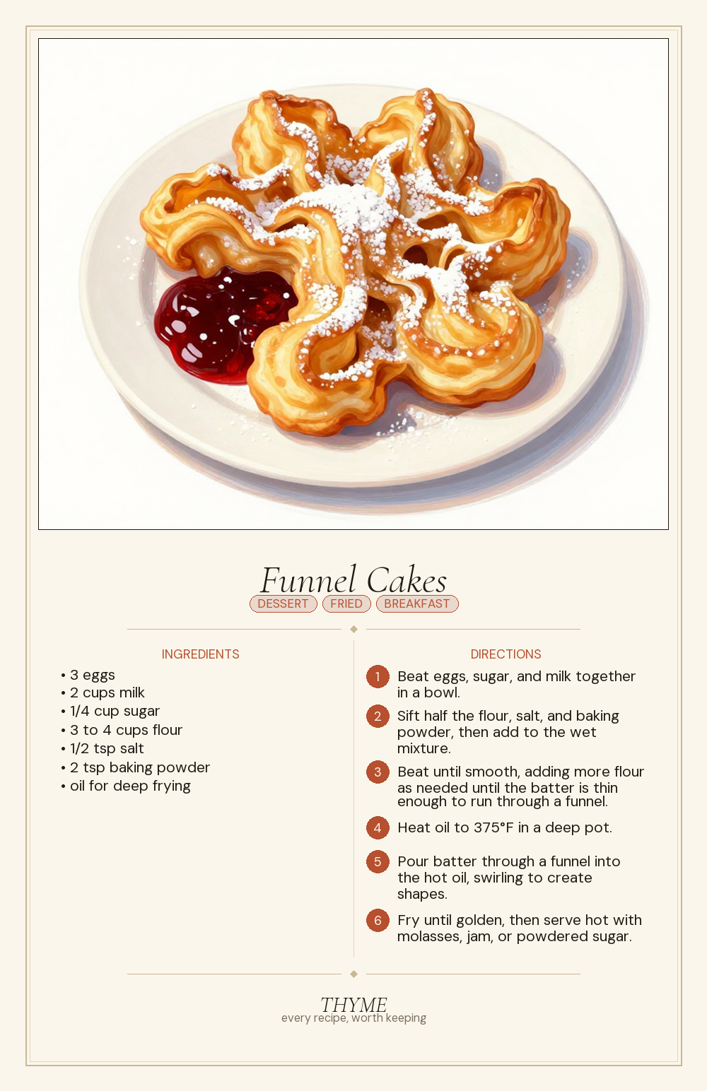Funnel Cakes