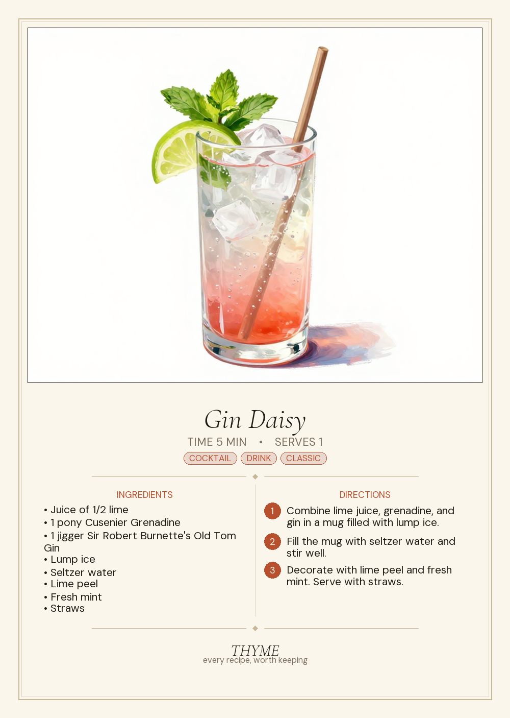 Gin Daisy