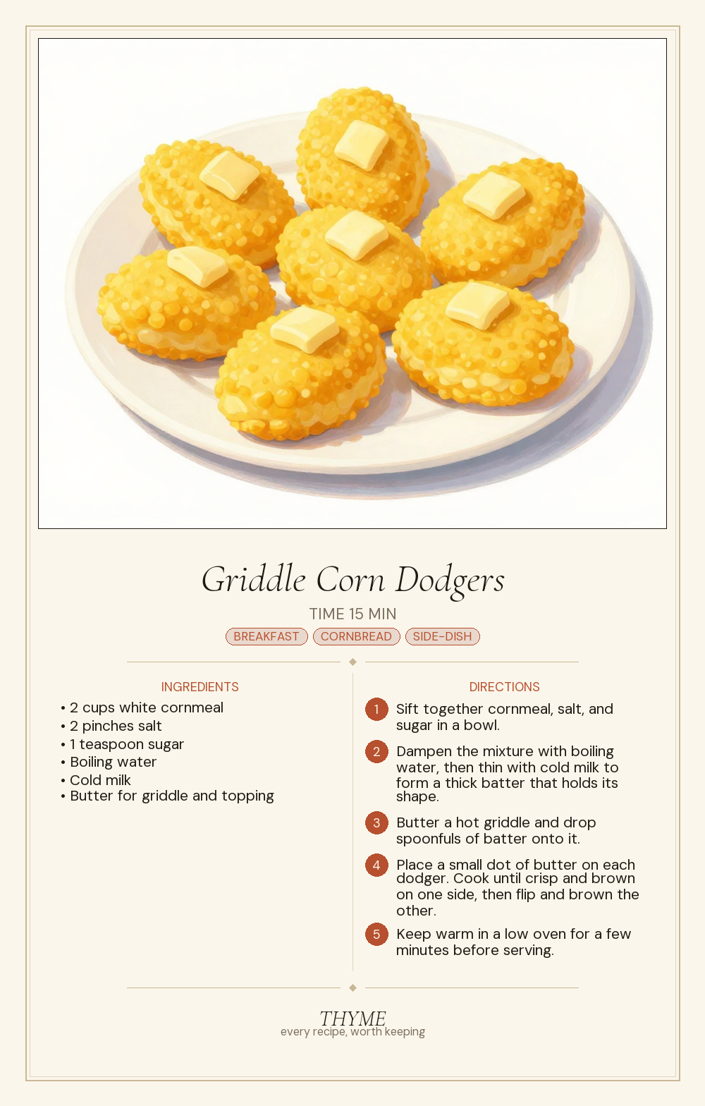 Griddle Corn Dodgers