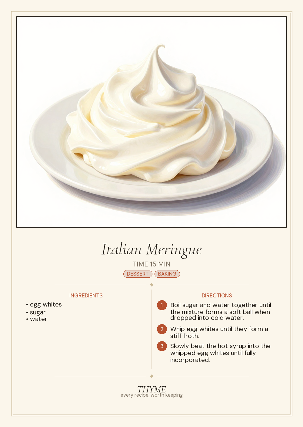 Italian Meringue