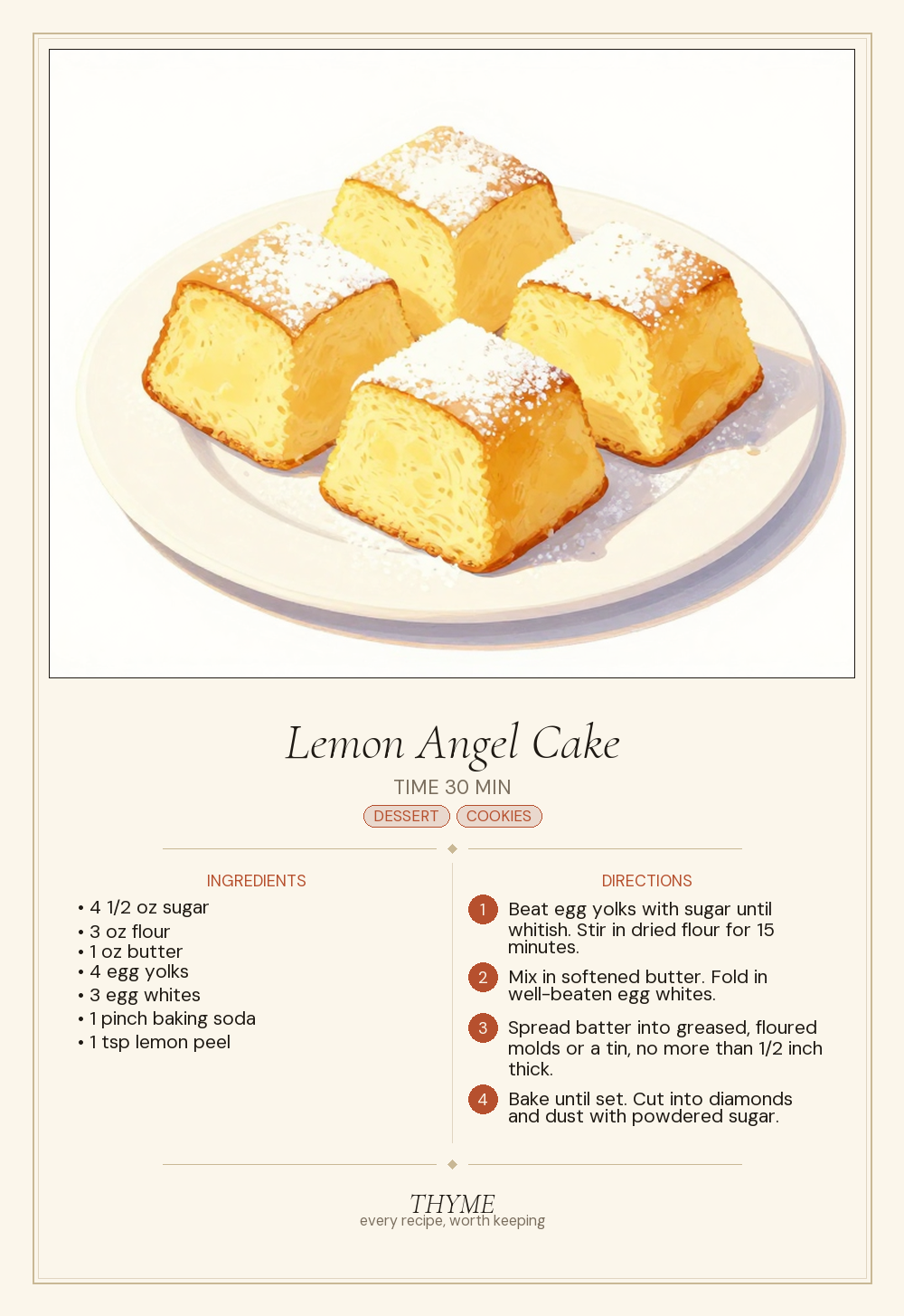Lemon Angel Cake
