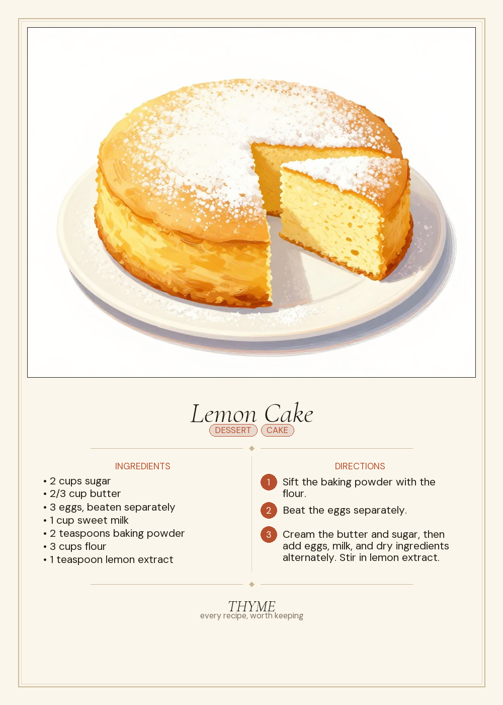 Lemon Cake