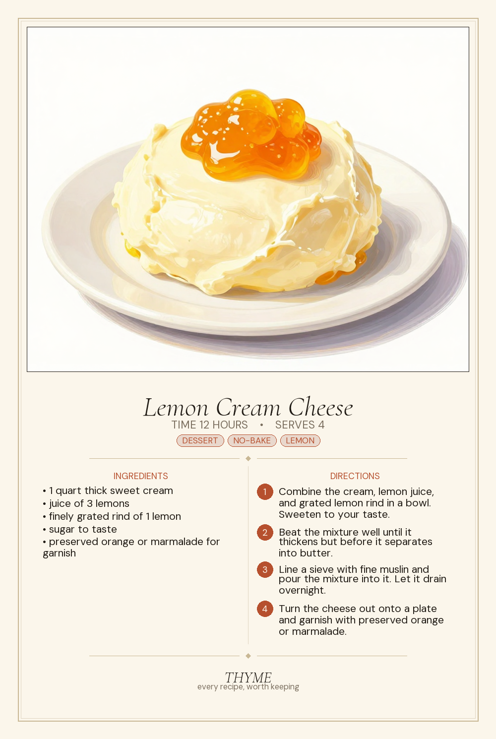 Lemon Cream Cheese