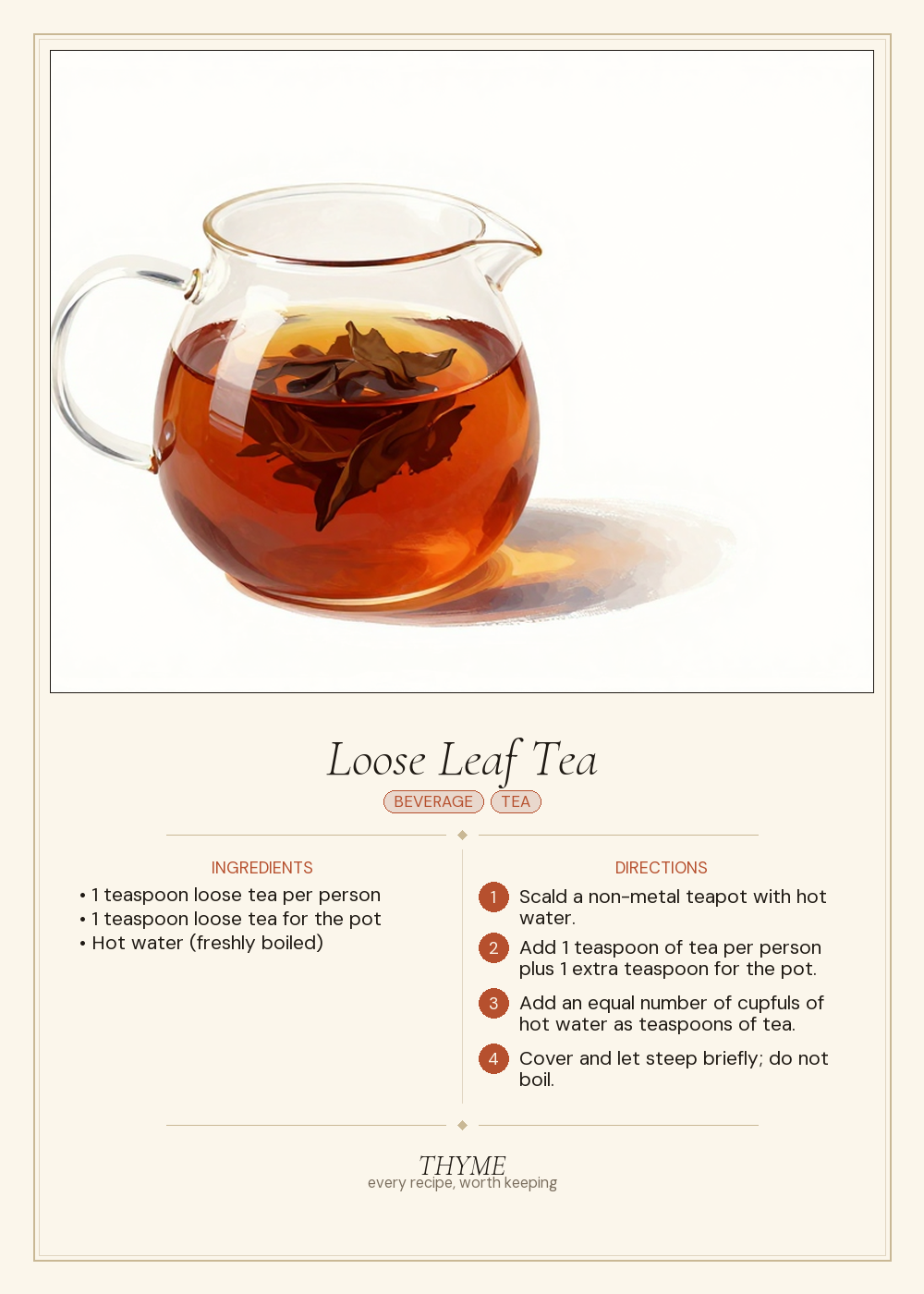 Loose Leaf Tea