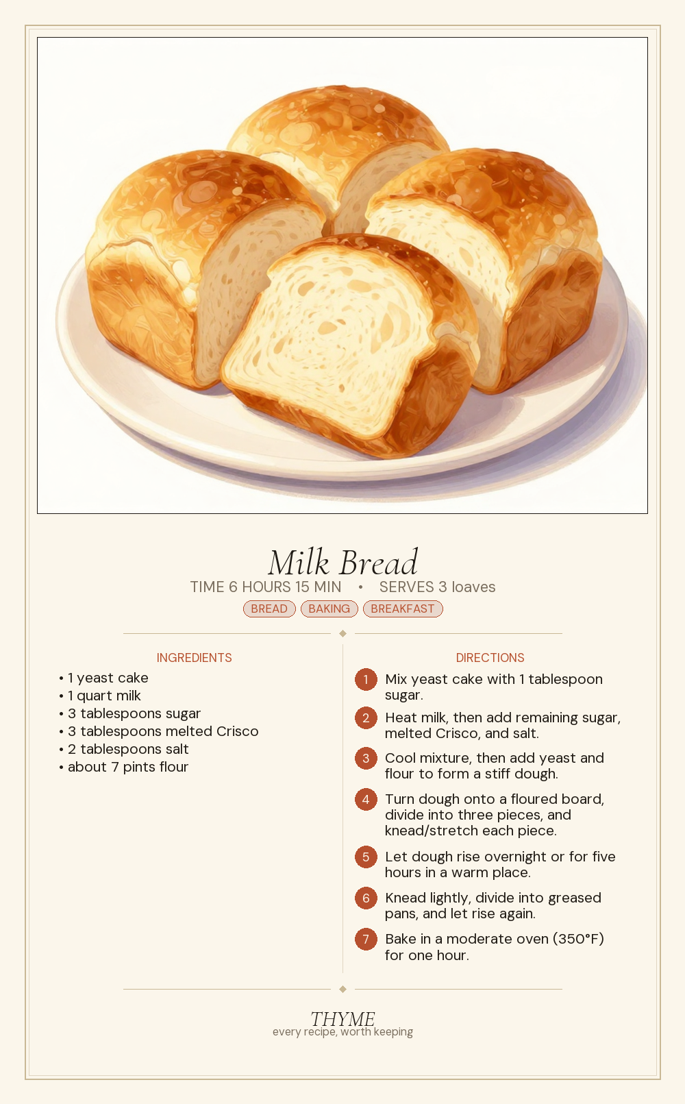 Milk Bread