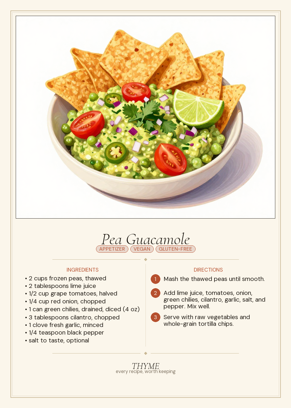 Pea Guacamole
