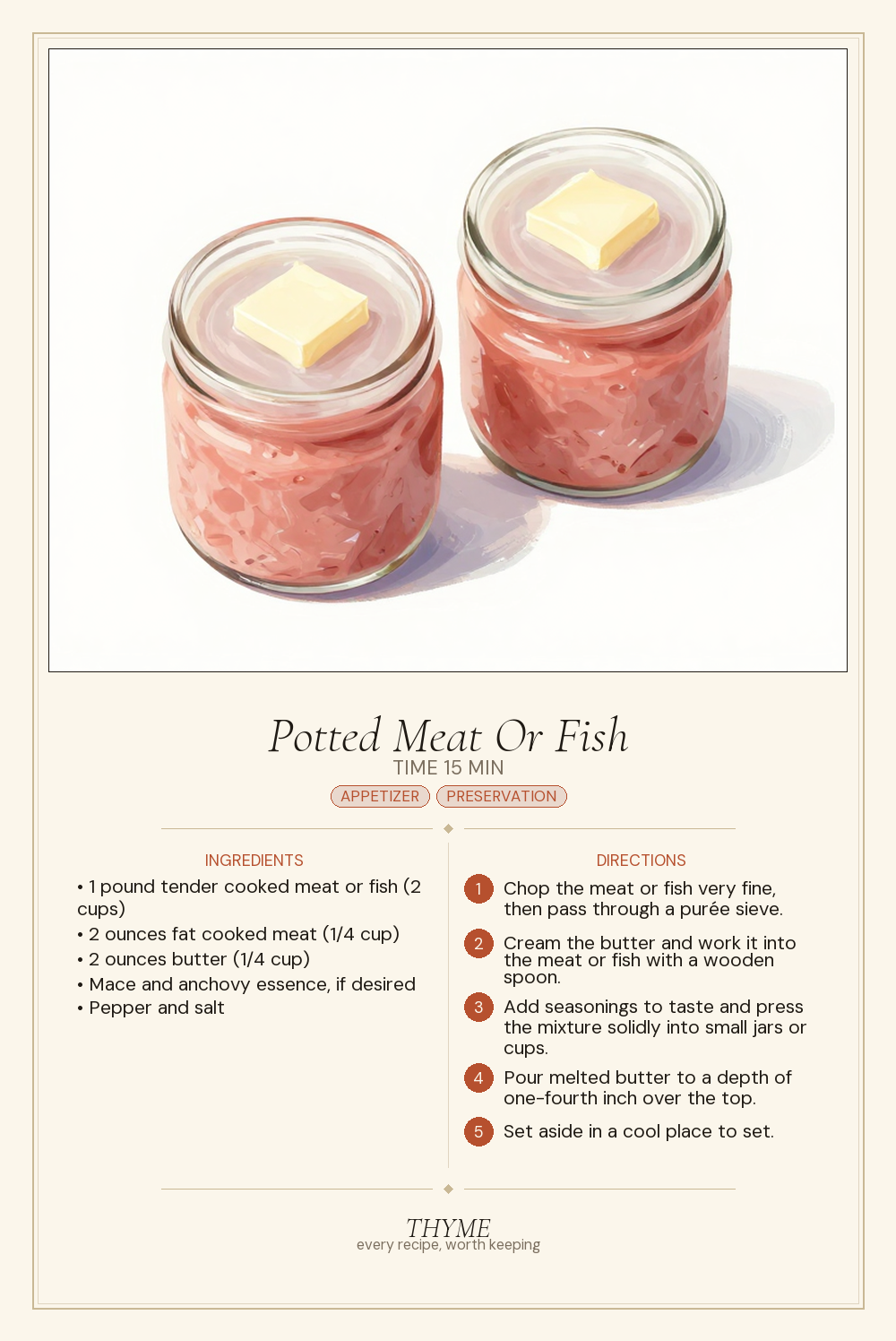 Potted Meat Or Fish