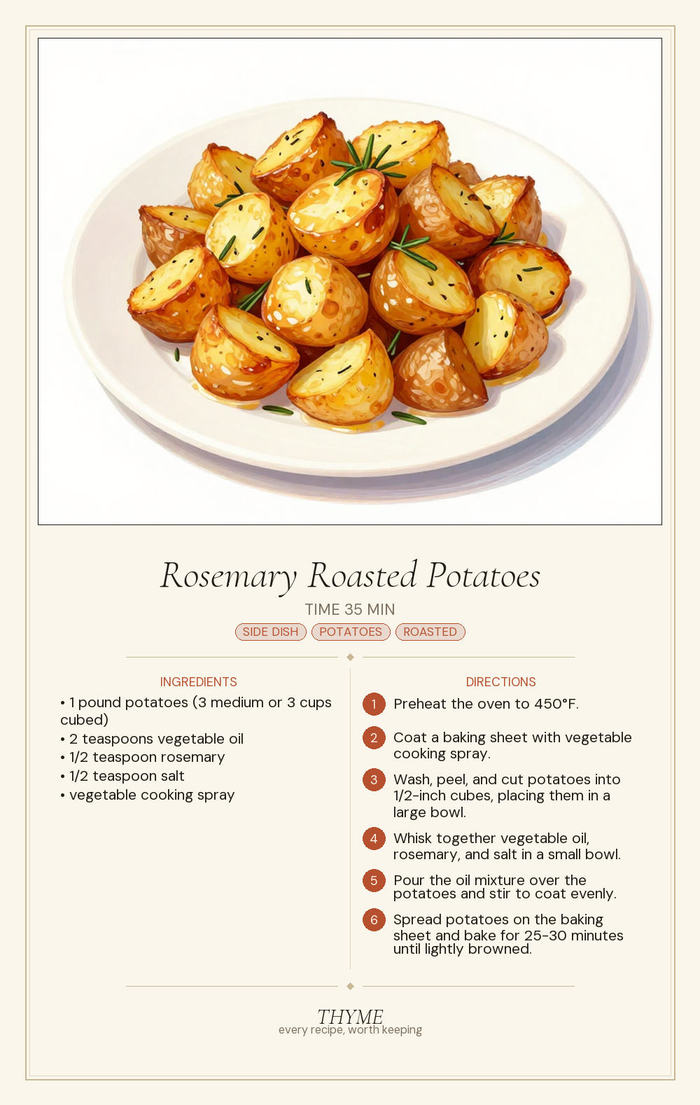 Rosemary Roasted Potatoes