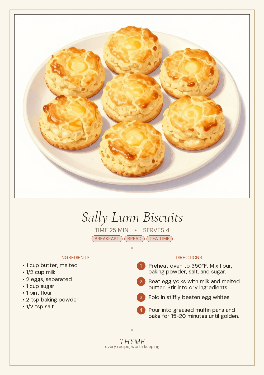 Sally Lunn Biscuits