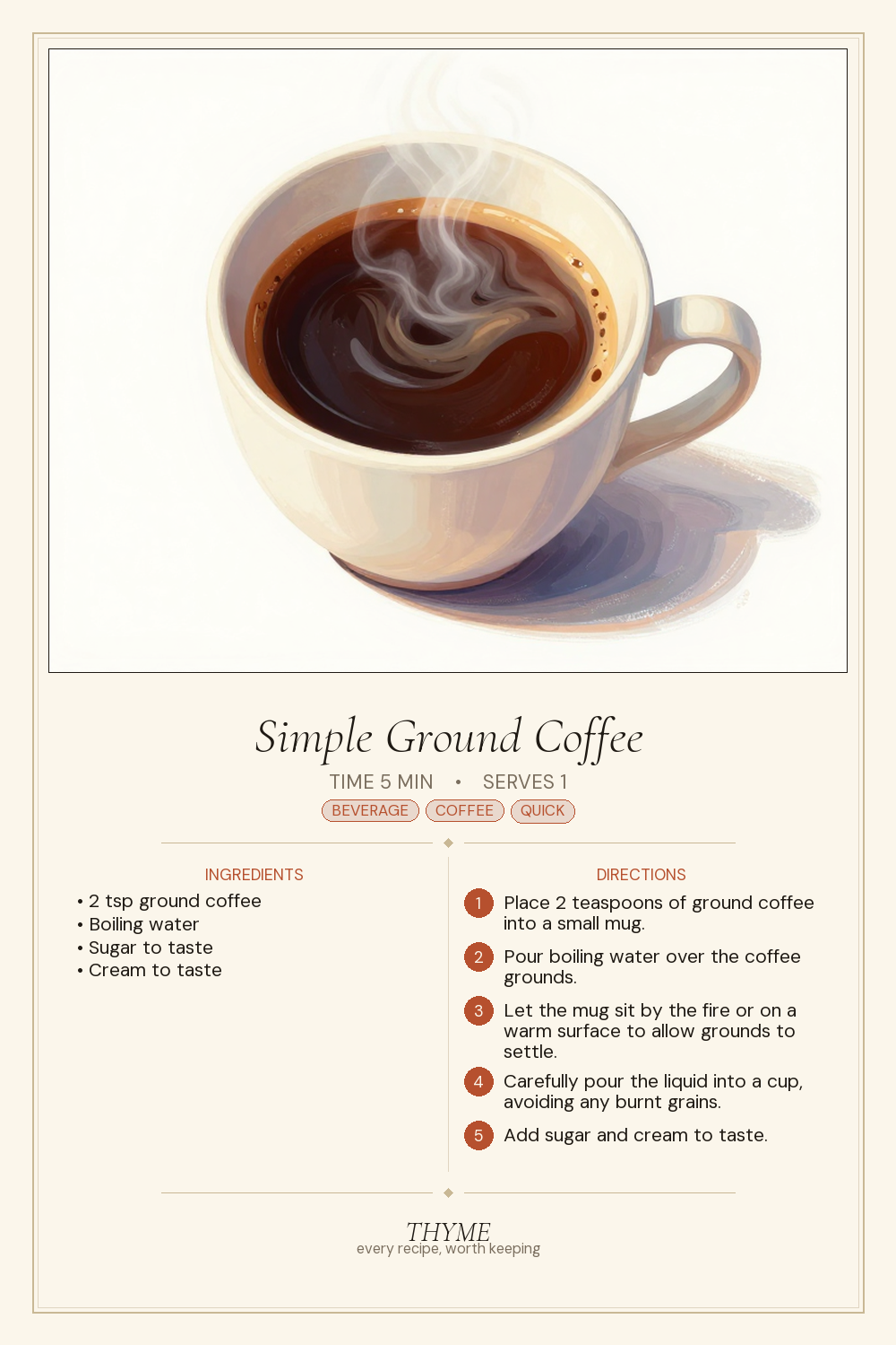 Simple Ground Coffee