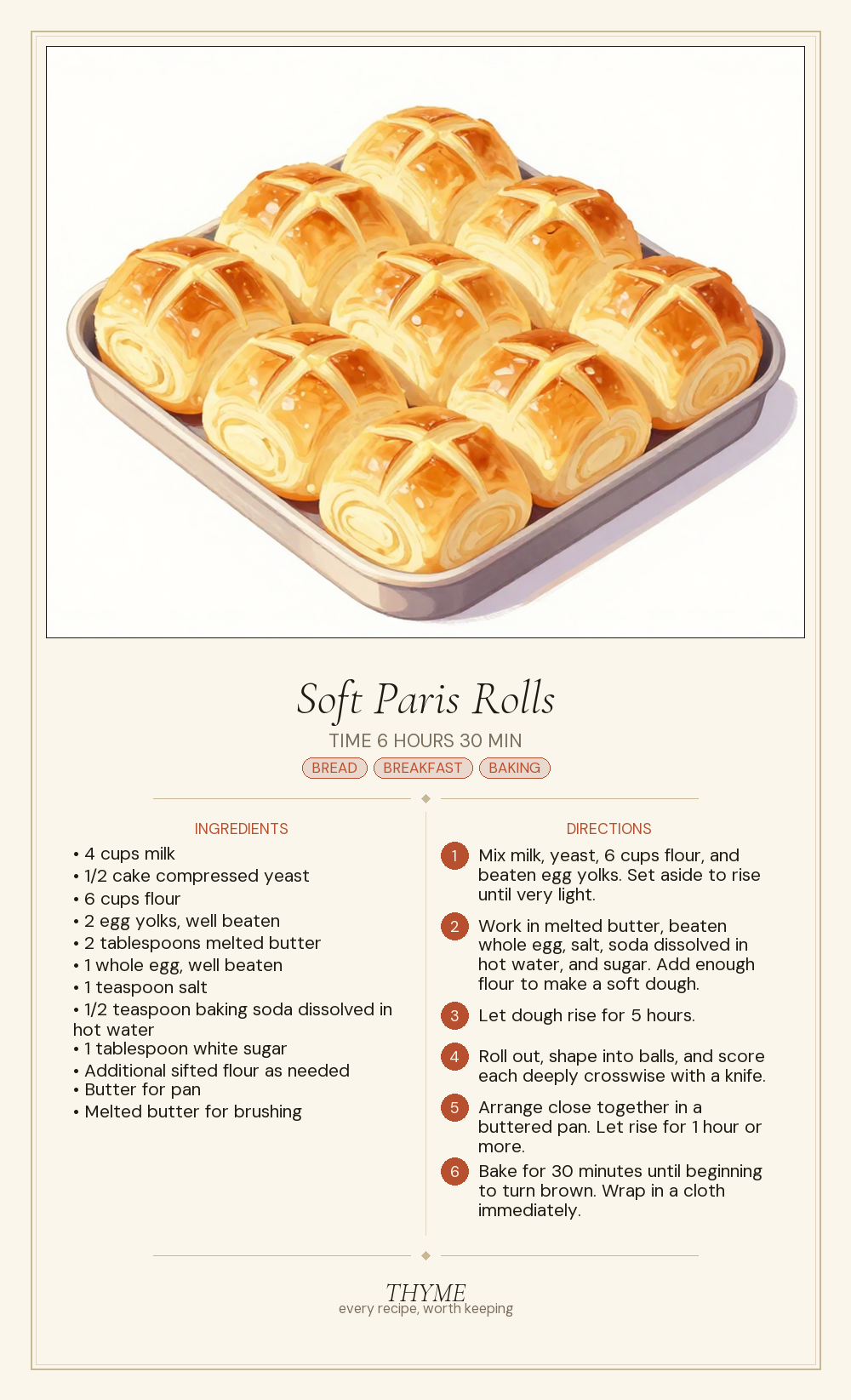 Soft Paris Rolls