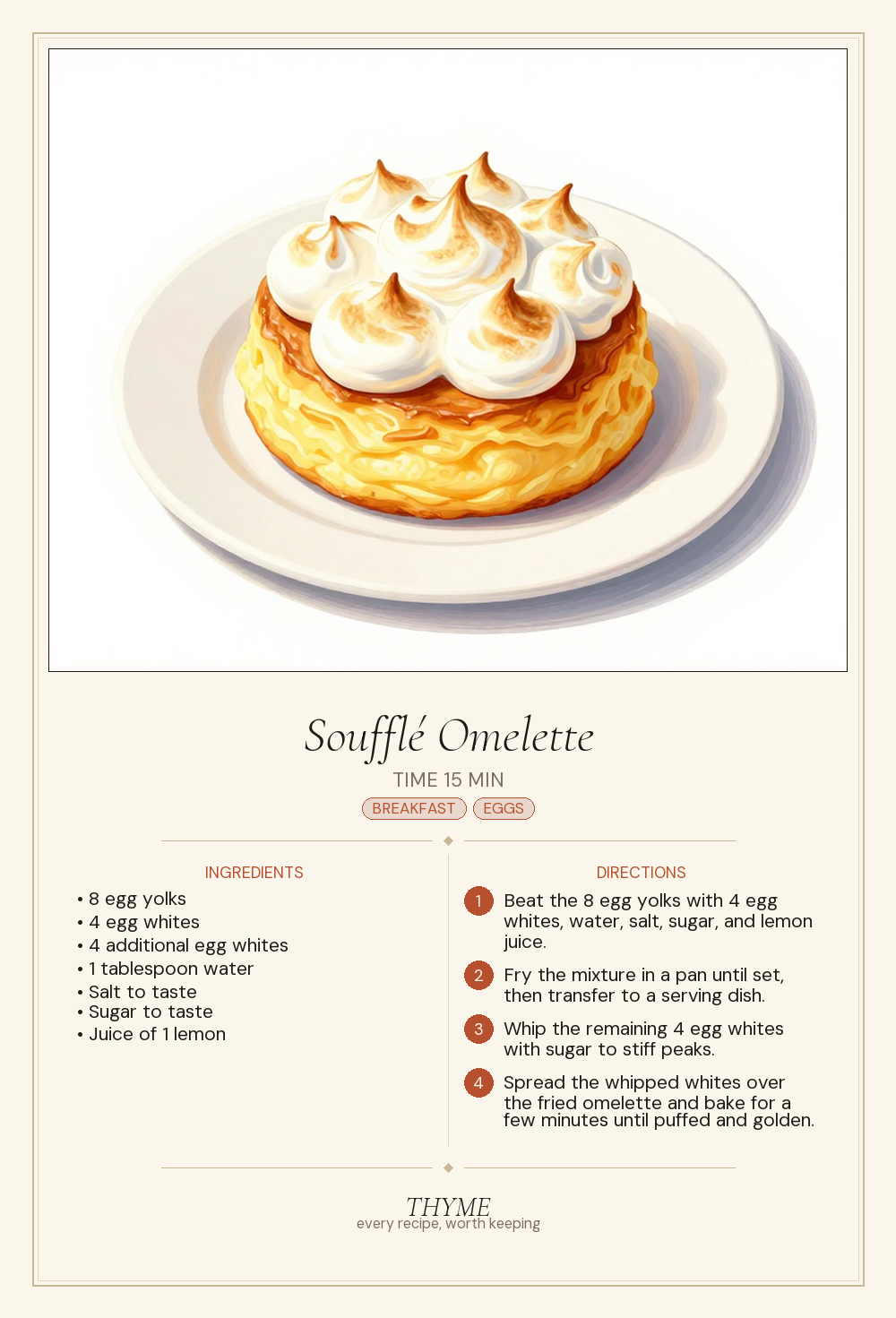 Soufflé Omelette