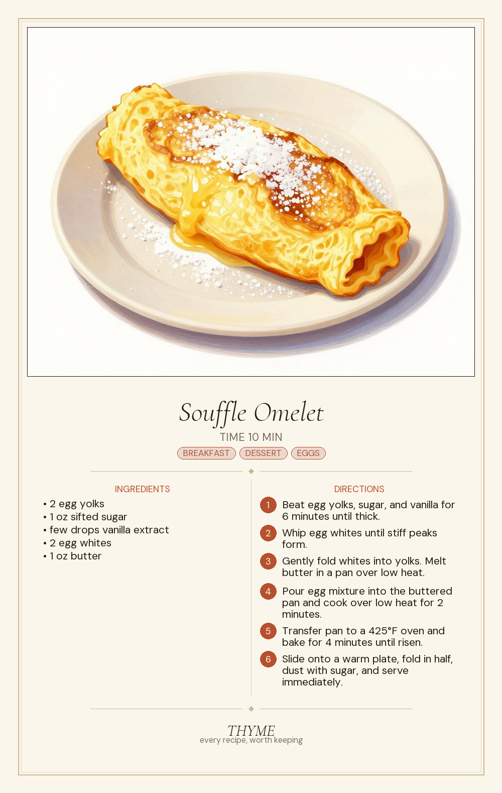 Souffle Omelet
