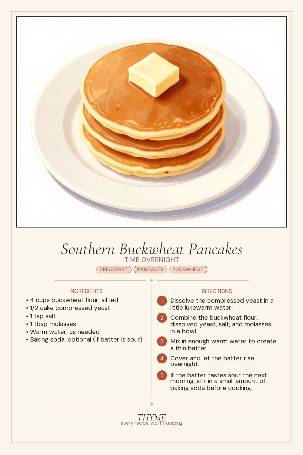 Southern Buckwheat Pancakes