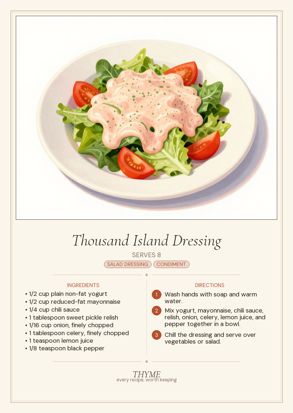 Thousand Island Dressing