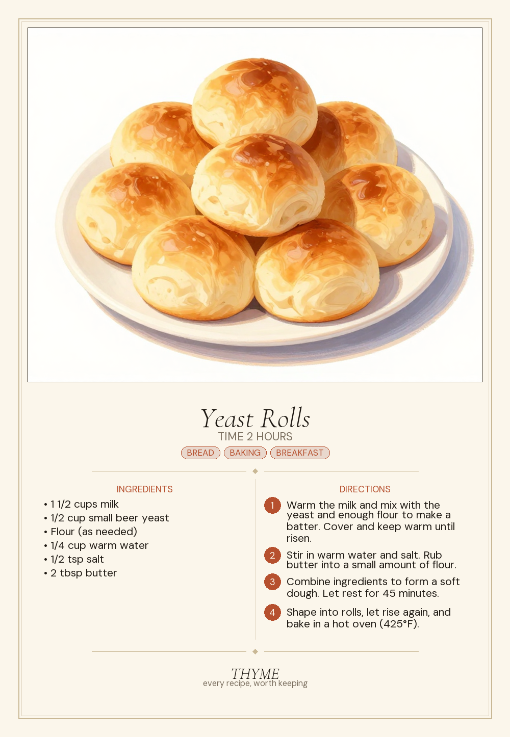 Yeast Rolls