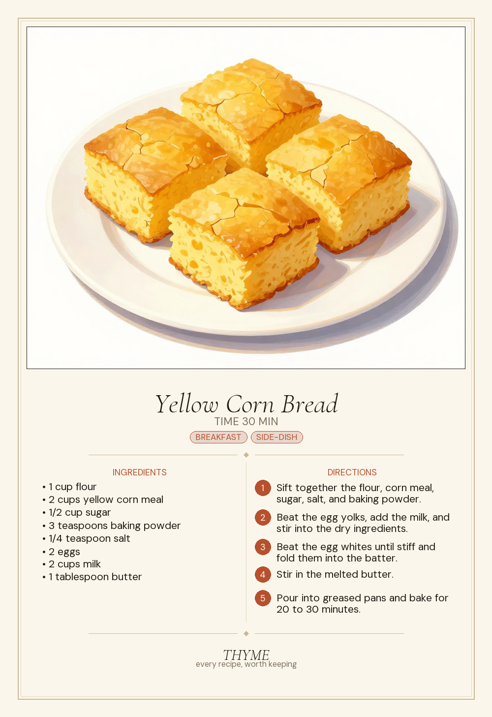 Yellow Corn Bread