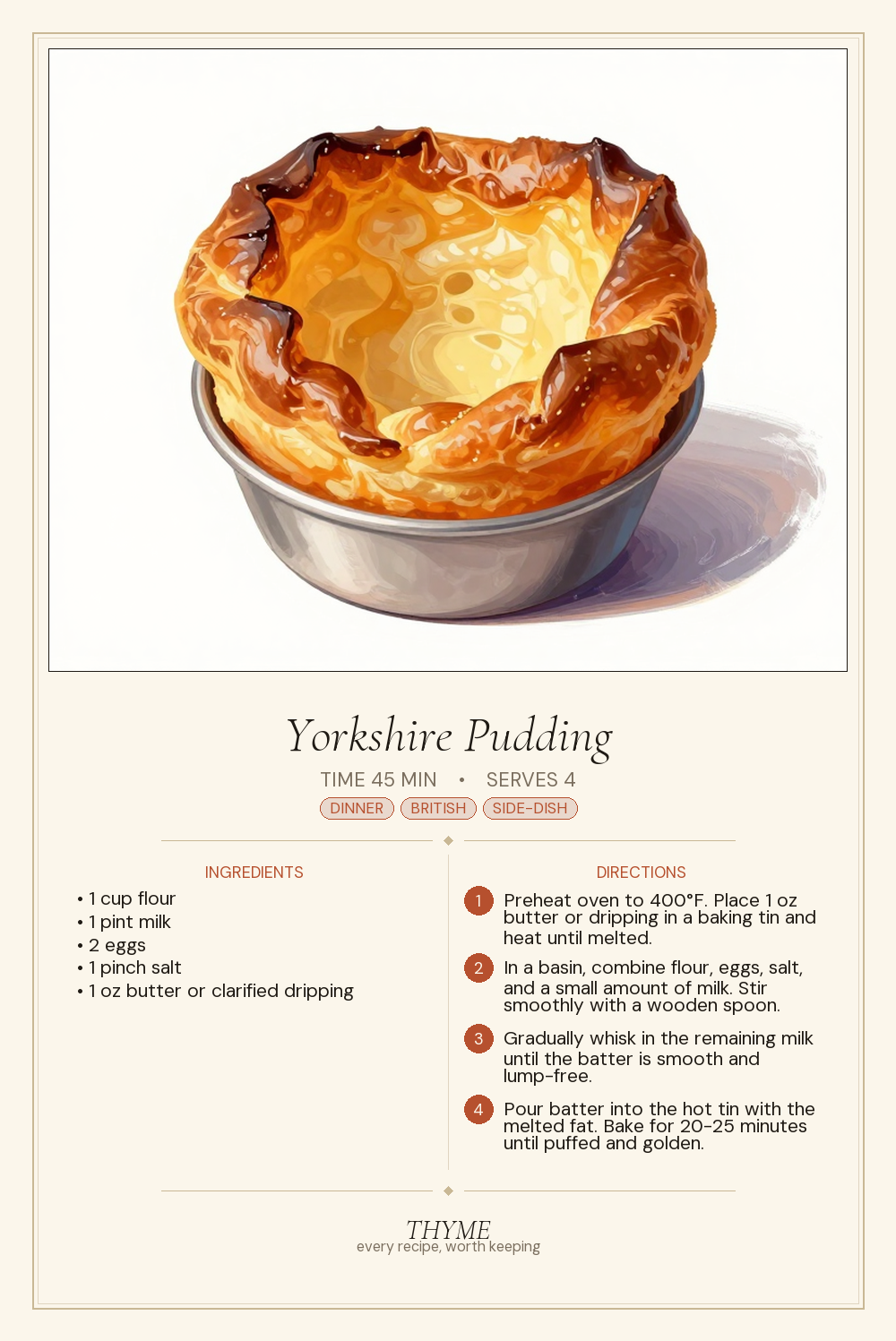 Yorkshire Pudding