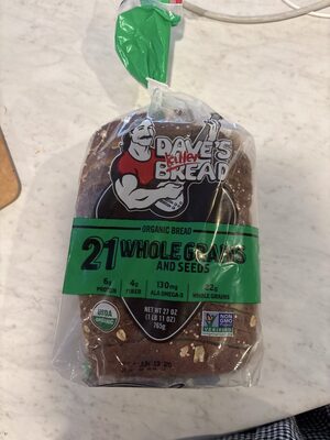 Organic Bread 21 Whole Grains and Seeds