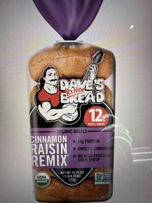 Cinnamon Raisin Remix Organic Bagels