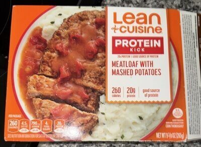 MEATLOAF WITH MASHED POTATOES